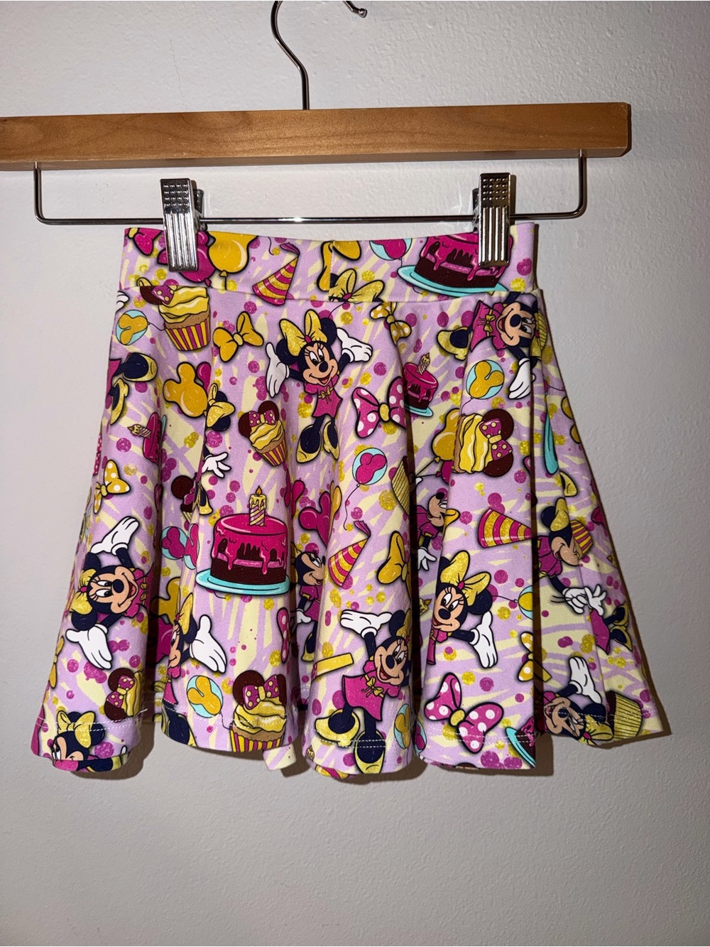 Raising Wilds Circle Skirt Disney Minnie Mouse Girls Size 5/6 Pink Birthday